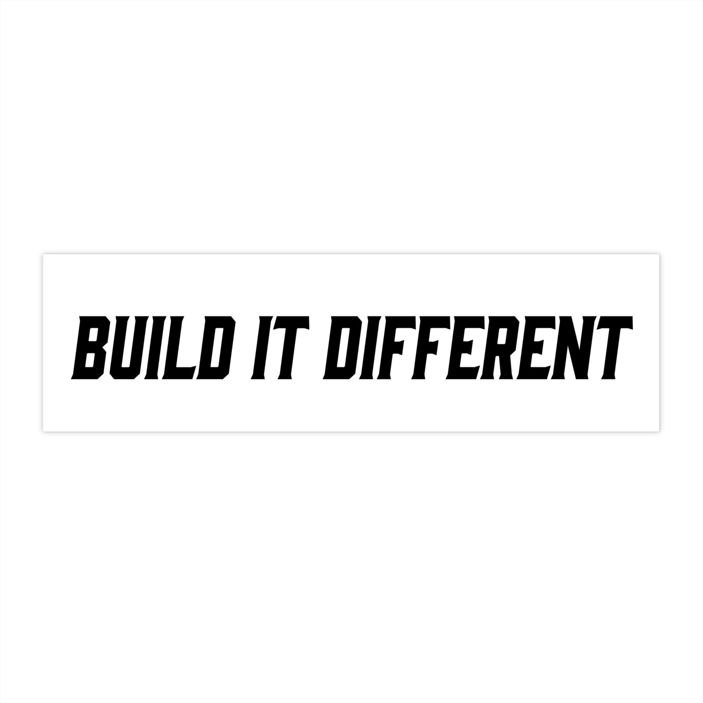 Build It Different Bumper Sticker